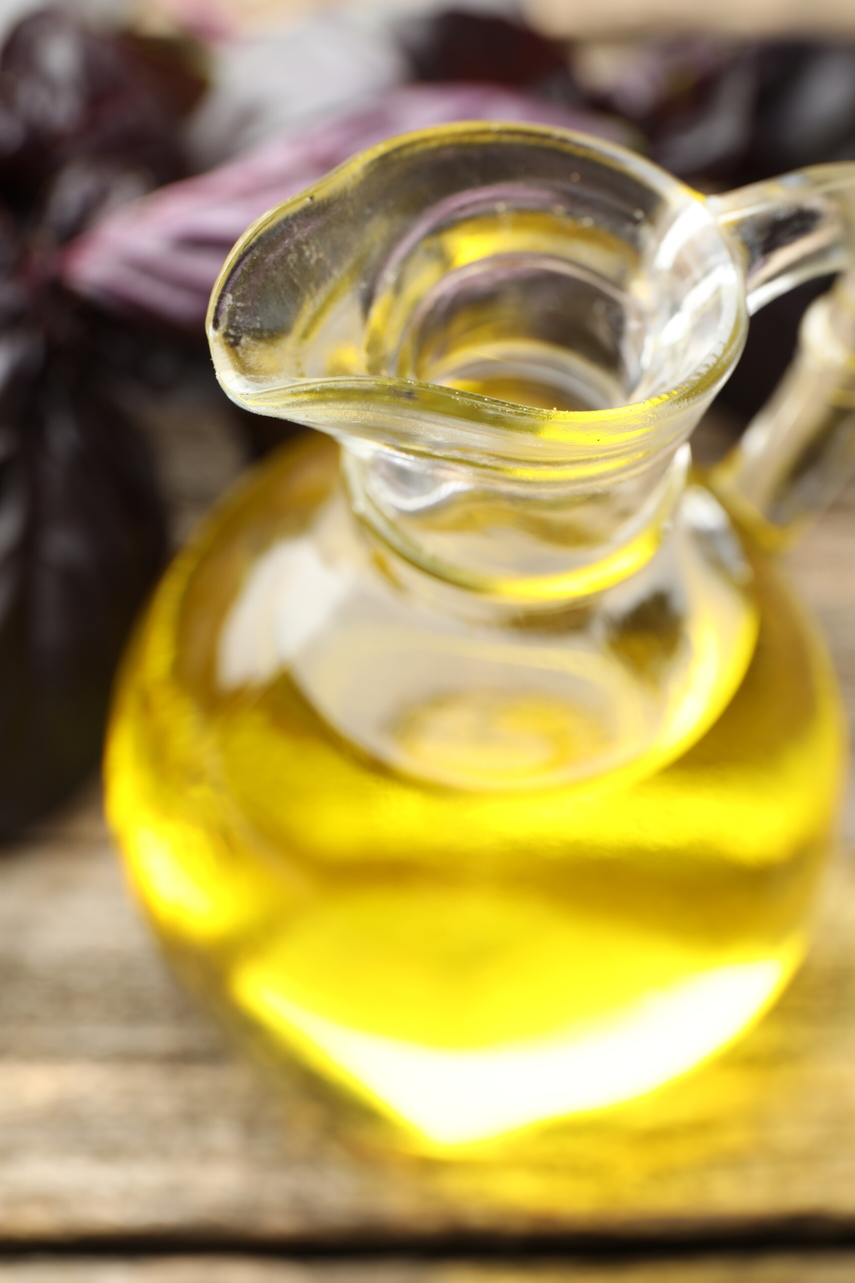 carafe with oil